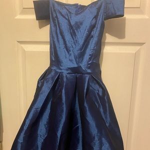 BRAND NEW SATIN A-LINE COCKTAIL DRESS